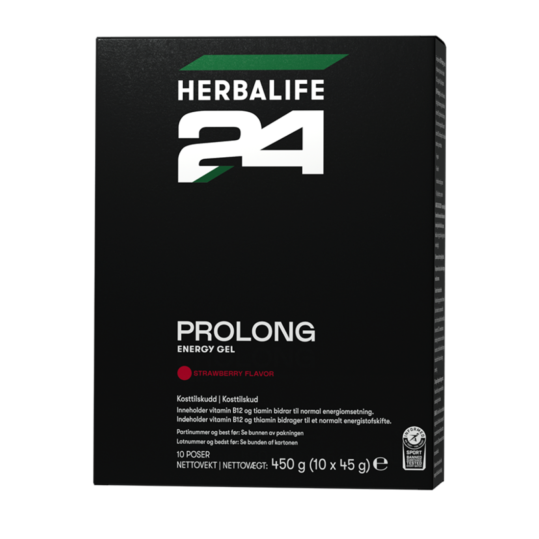 - Prolong Energy Gel Erdbeere 10 Beutel à 45g